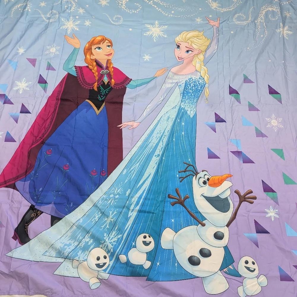 Disney Frozen Fabric Shower Curtain Anna Elsa 72